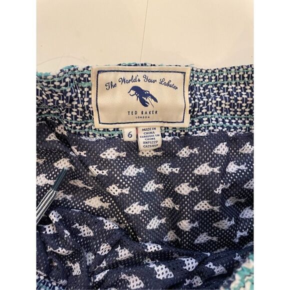 Ted Baker London Caven Geo Print Swim Trunks Swim Suit XL - Picture 10 of 11